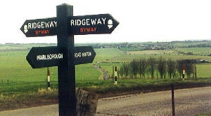 between Marlborough and The Ridgeway